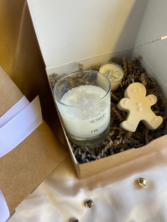 Candle Jar & Gingerbread Candle & scented tea light gift boxed