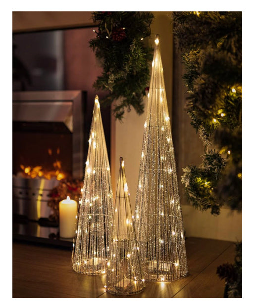 Display LED Christmas trees
