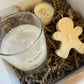Candle Jar & Gingerbread Candle & scented tea light gift boxed