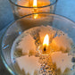 Offer x2 Christmas Sparkle Candle 30cl
