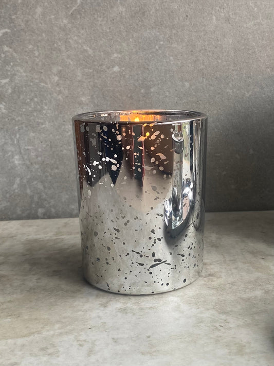 Christmas Festive Silver Candle 30cl