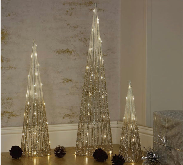 Display LED Christmas trees