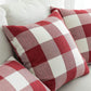 Red tartan Cushion cover