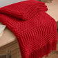 Cosy knitted Throw